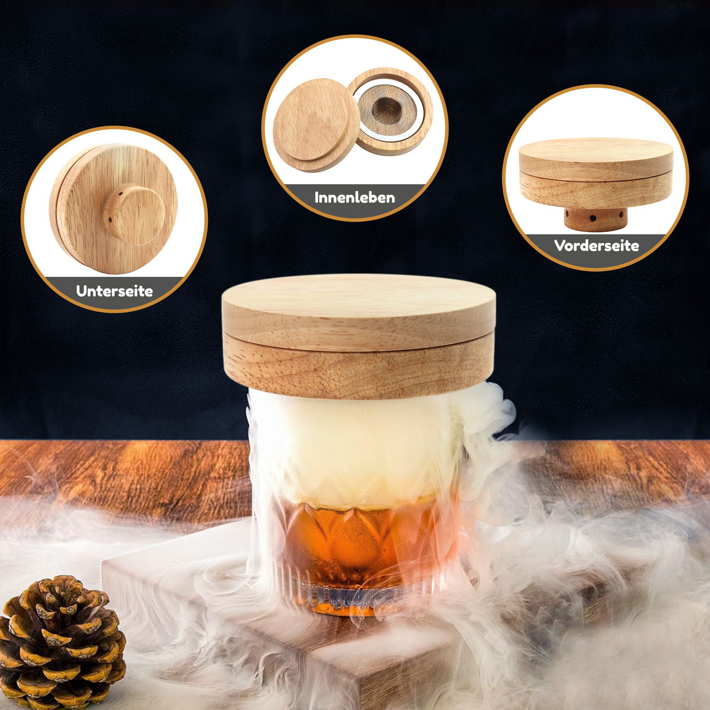 Premium Whiskey Smoker Set