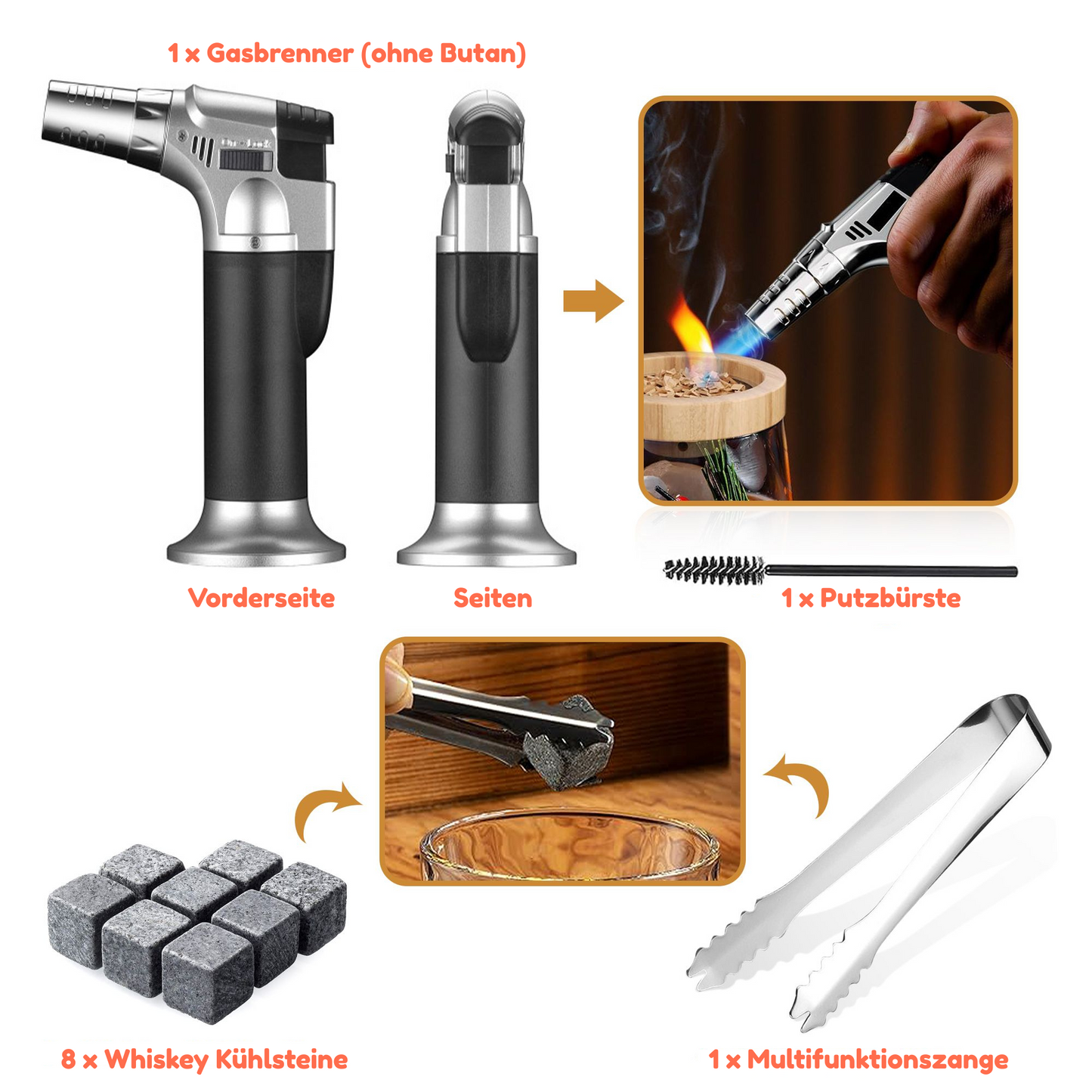 Premium Whiskey Smoker Set